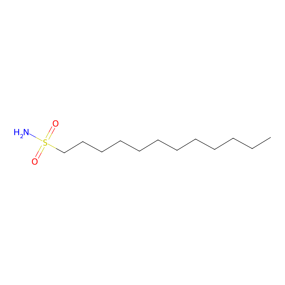 Dodecane-1-sulfonamide molecular structure, CAS 73945-38-7