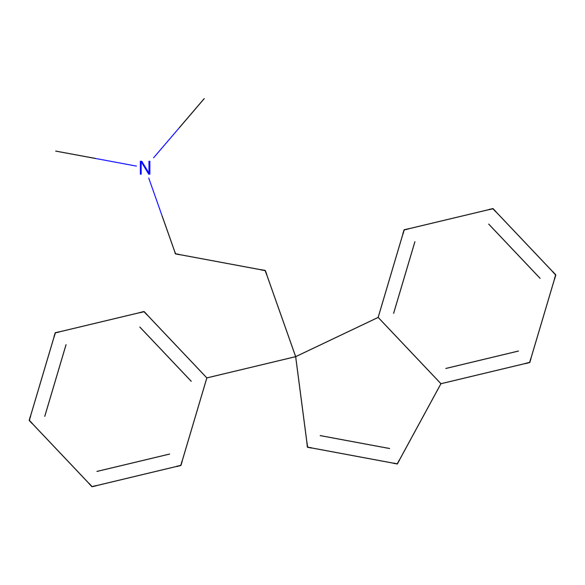 Indriline molecular structure, CAS 7395-90-6