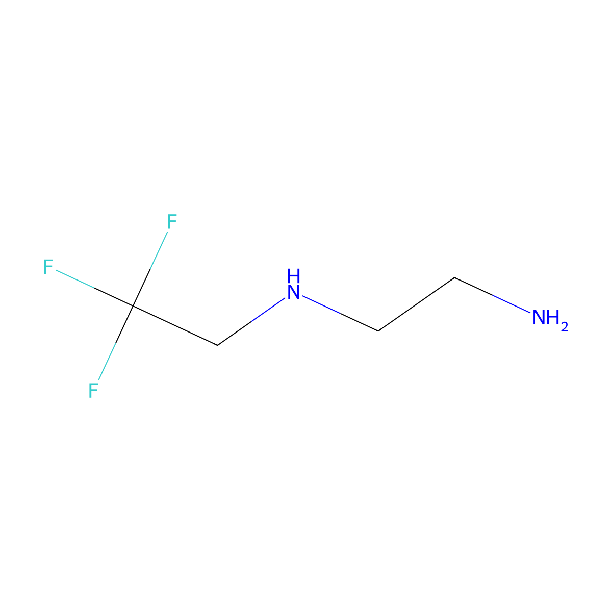 (2-Aminoethyl)(2,2,2-trifluoroethyl)amine molecular structure, CAS 73965-80-7