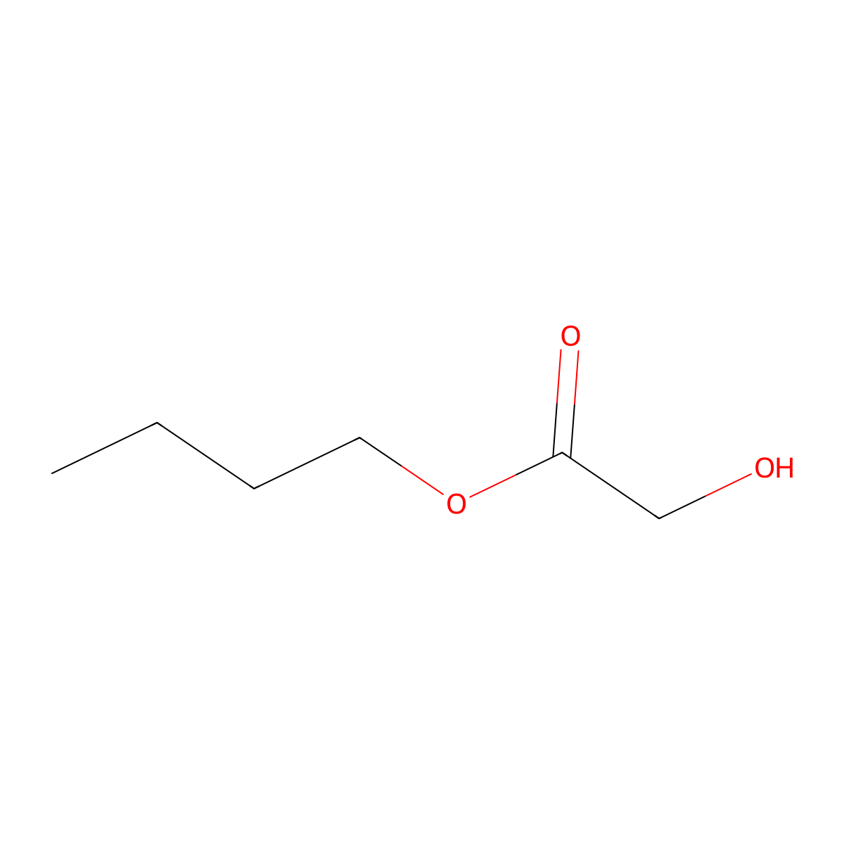Butyl Glycolate molecular structure, CAS 7397-62-8