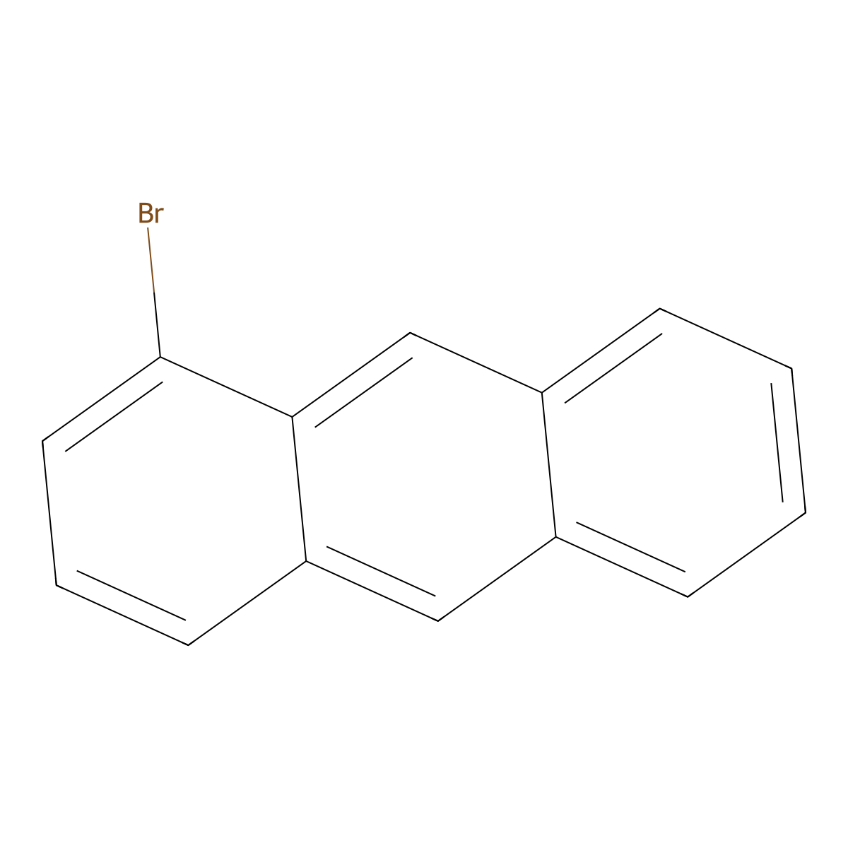 1-Bromoanthracene molecular structure, CAS 7397-92-4