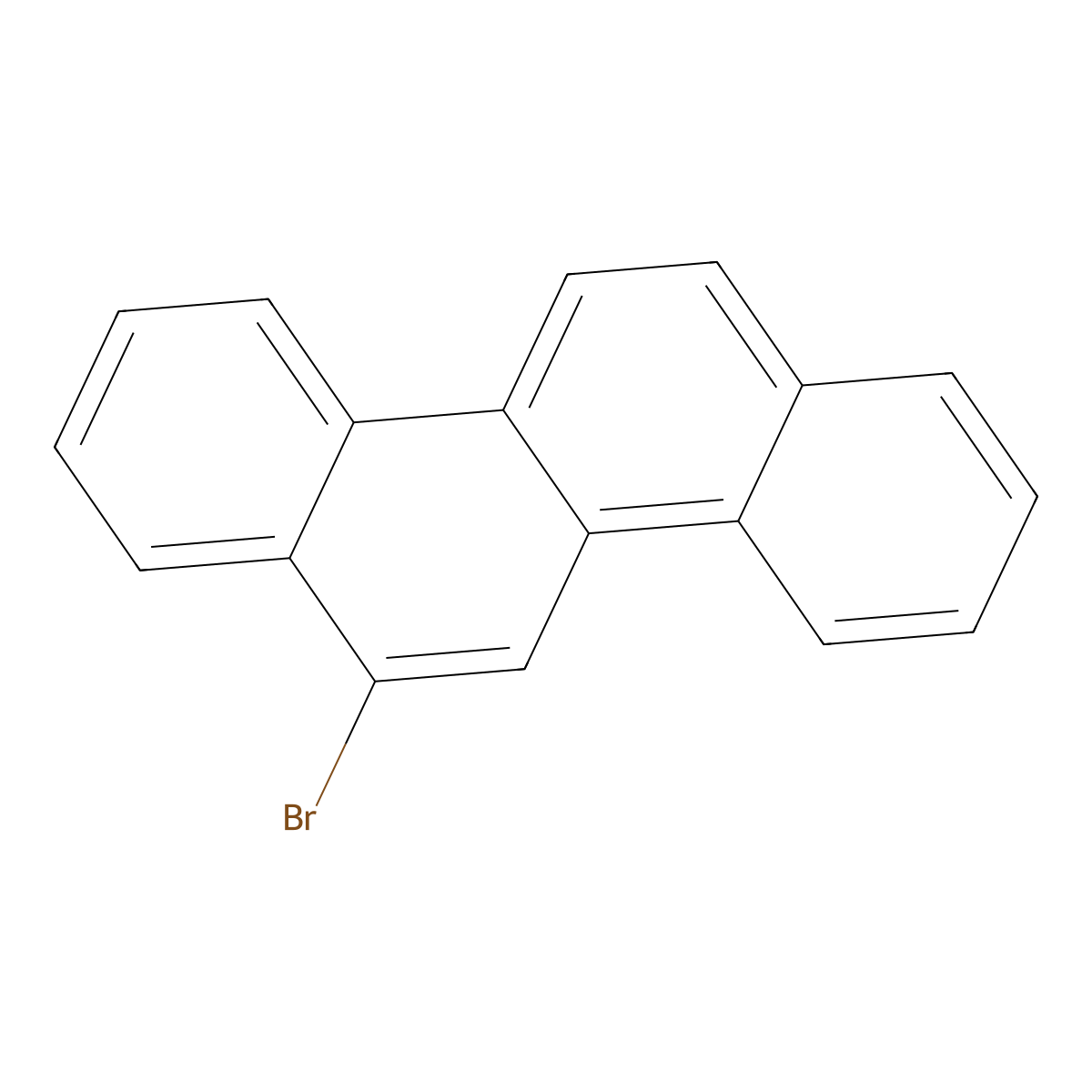 Chrysene, 6-bromo- molecular structure, CAS 7397-93-5