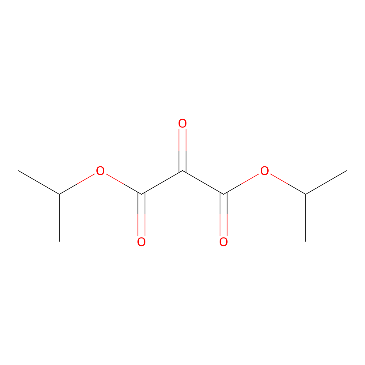 Diisopropyl 2-oxomalonate molecular structure, CAS 73972-39-1