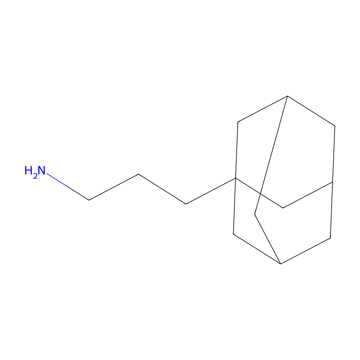3-(Adamantan-1-yl)propan-1-amine molecular structure, CAS 73980-84-4