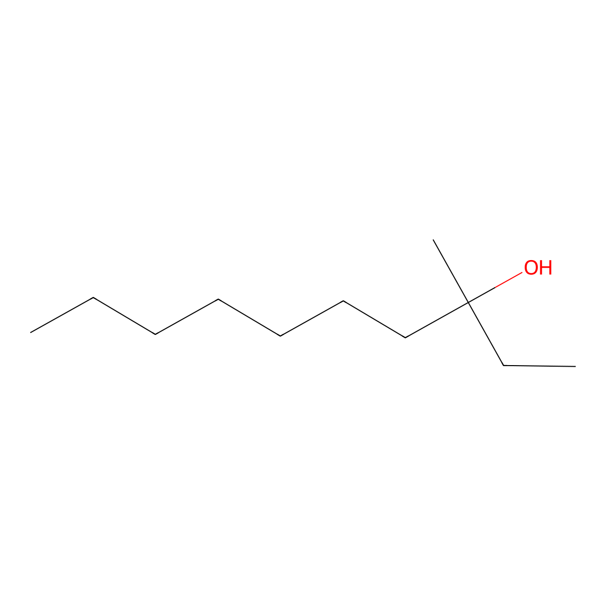 3-Methyldecan-3-ol molecular structure, CAS 7399-24-8