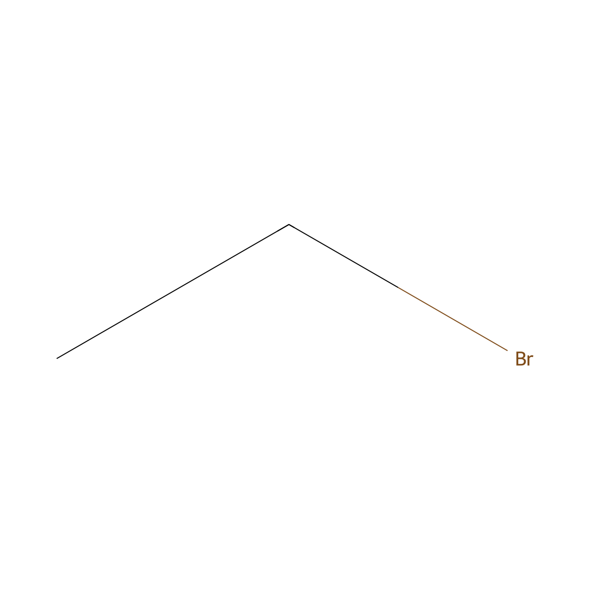 Ethyl Bromide molecular structure, CAS 74-96-4