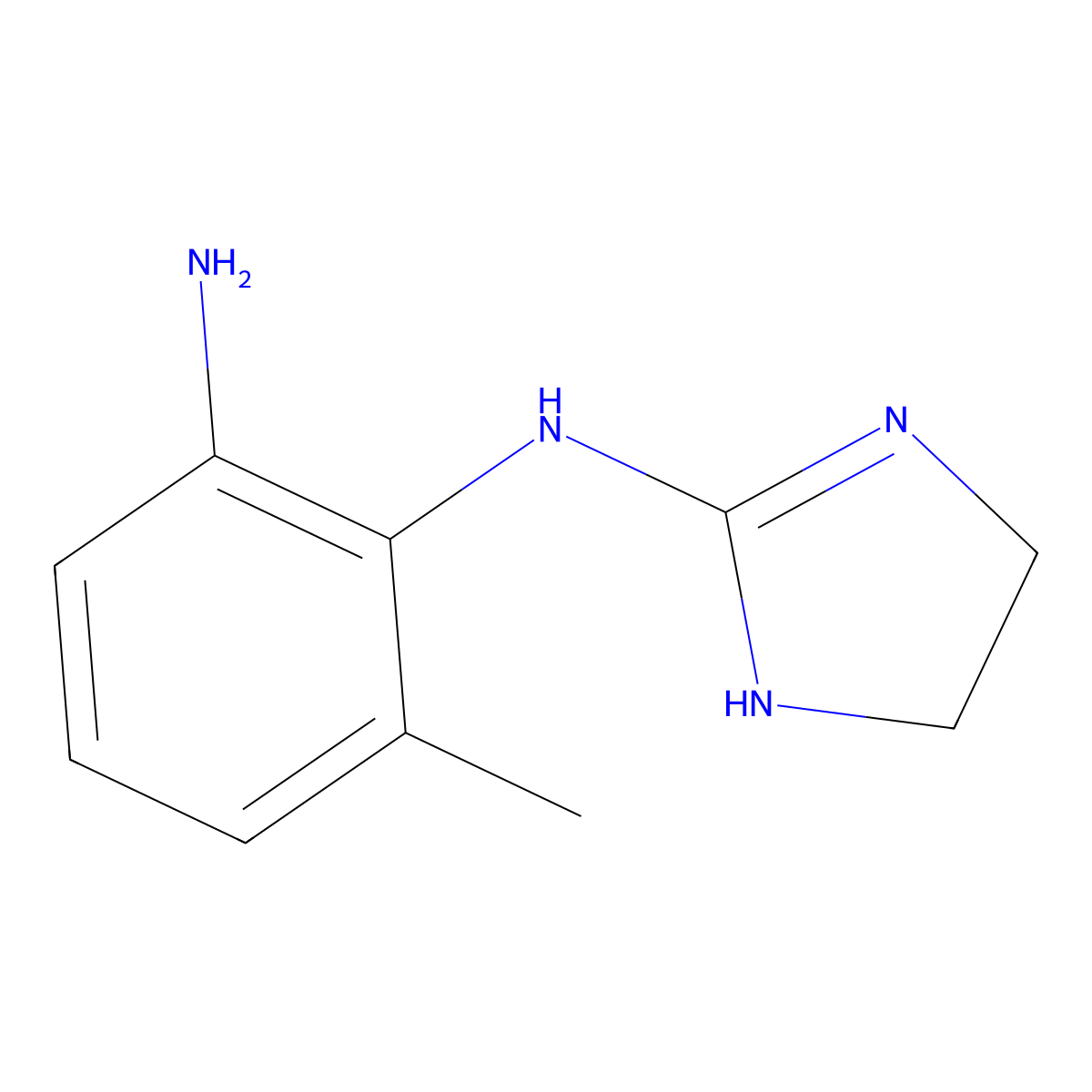 N1-(4,5-Dihydro-1H-imidazol-2-yl)-6-methylbenzene-1,2-diamine molecular structure, CAS 740034-47-3