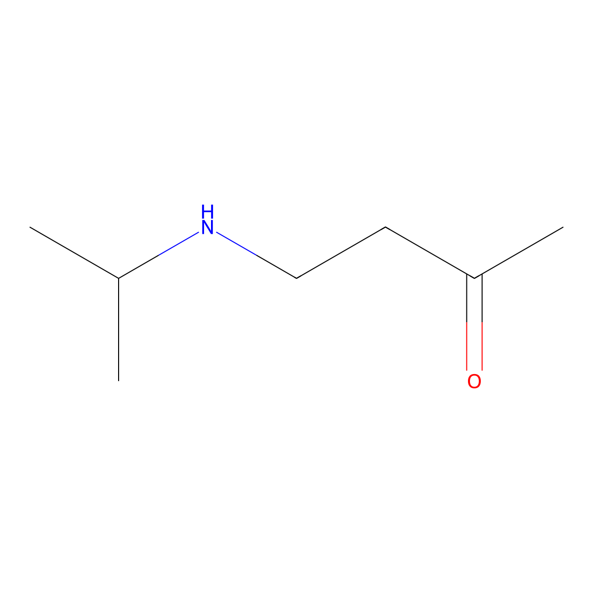 4-[(Propan-2-yl)amino]butan-2-one molecular structure, CAS 740039-10-5