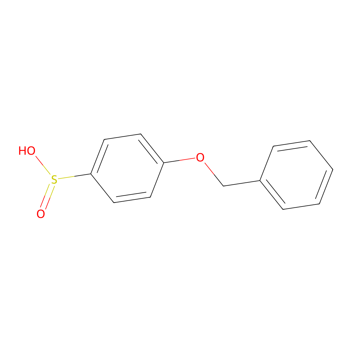 4-(Benzyloxy)benzene-1-sulfinic acid molecular structure, CAS 740053-31-0