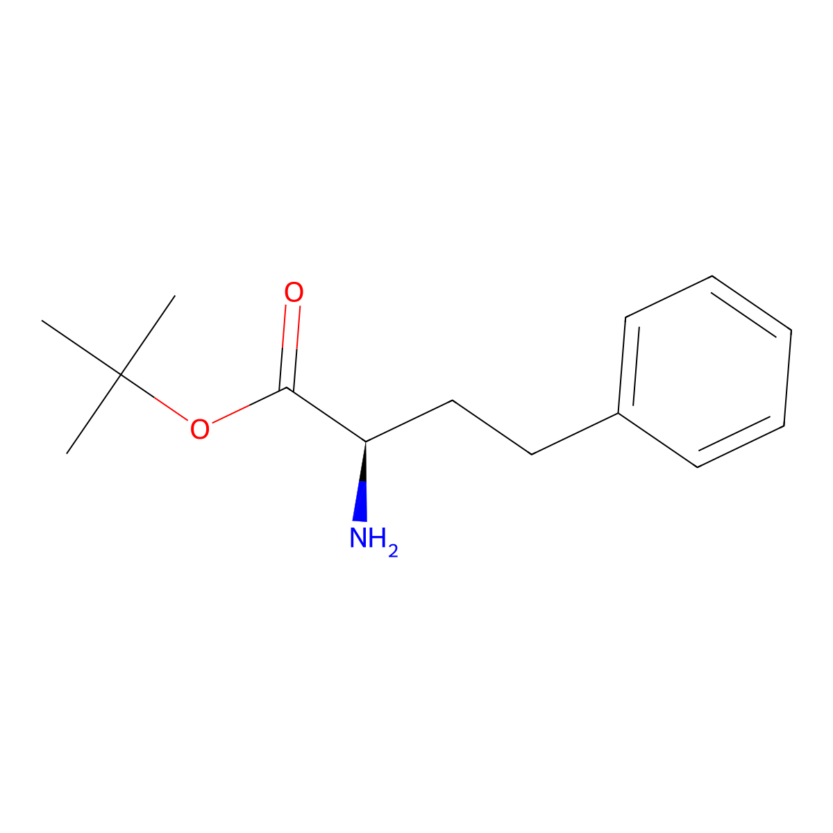 D-Homophenylalanine tert-Butyl Ester molecular structure, CAS 740055-30-5