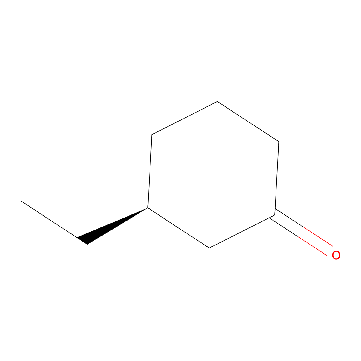 (s)-3-Ethylcyclohexanone molecular structure, CAS 74006-73-8
