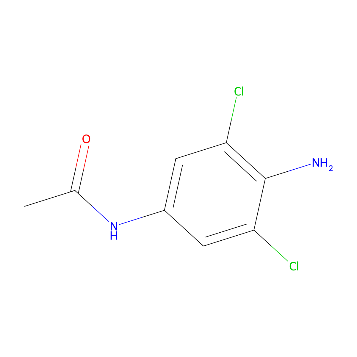 N-(4-Amino-3,5-dichlorophenyl)acetamide molecular structure, CAS 7402-53-1