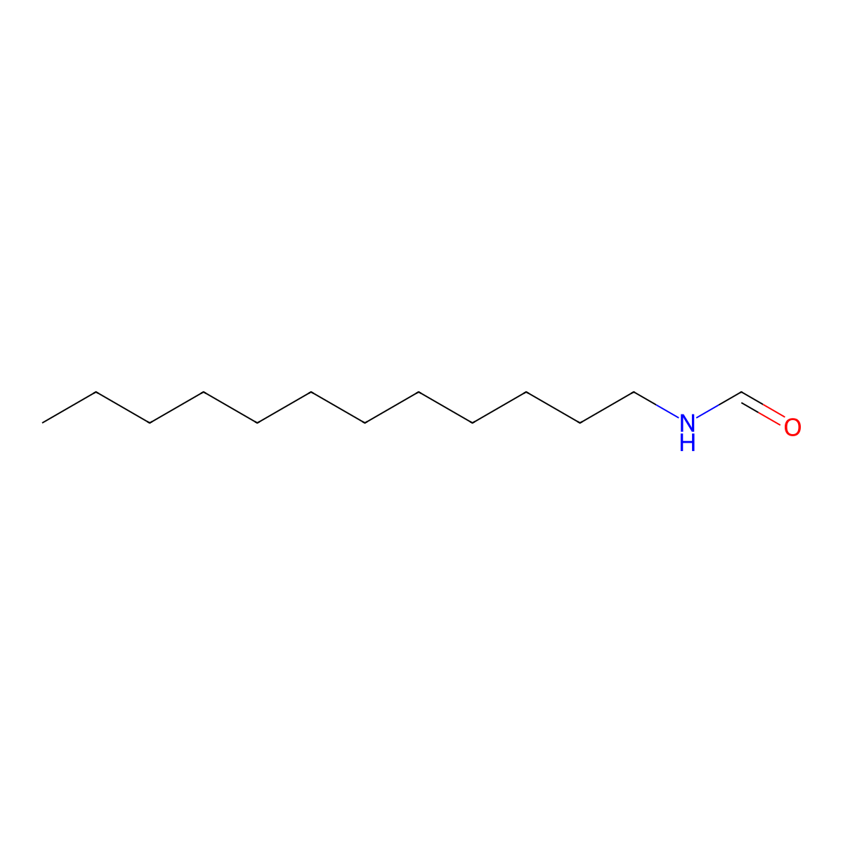 n-Dodecylformamide molecular structure, CAS 7402-57-5