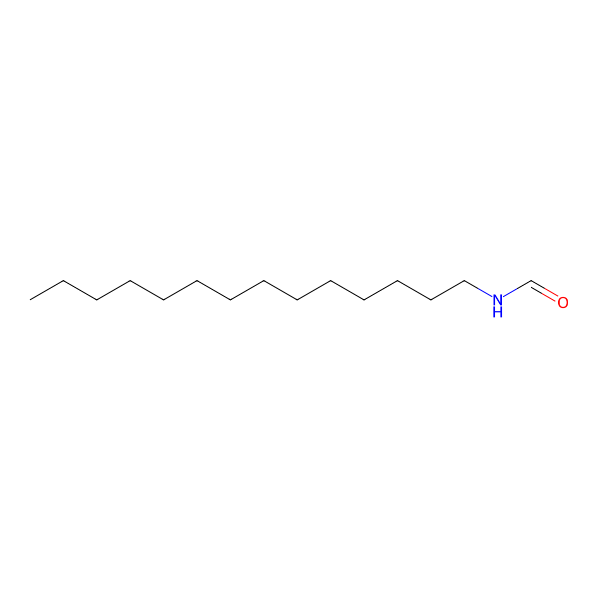 n-Tetradecylformamide molecular structure, CAS 7402-60-0