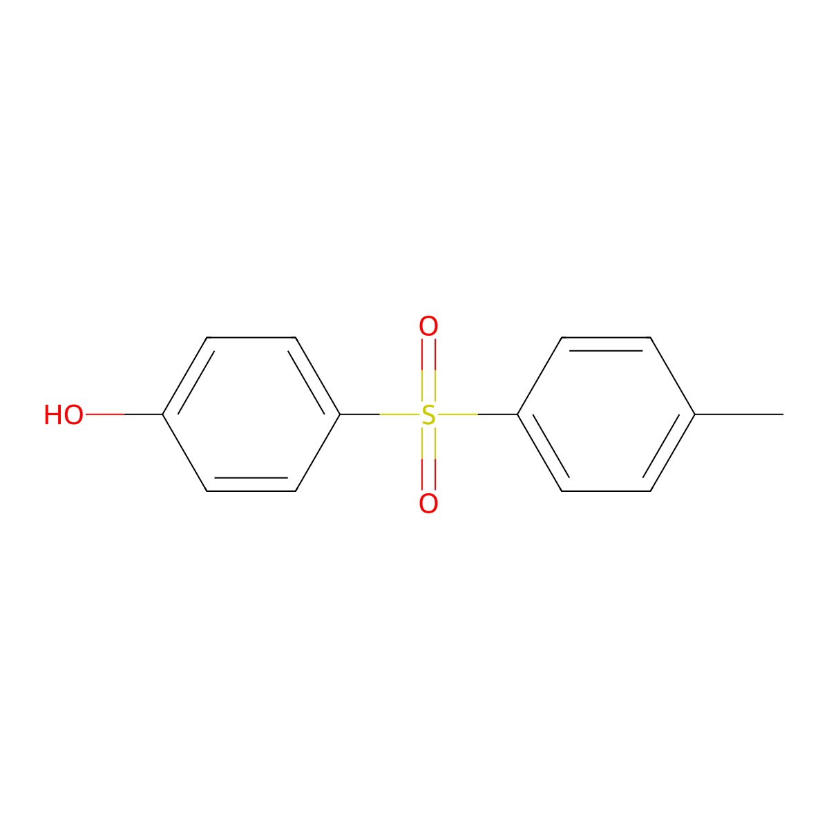 4-((4-Methylphenyl)sulfonyl)phenol molecular structure, CAS 7402-77-9