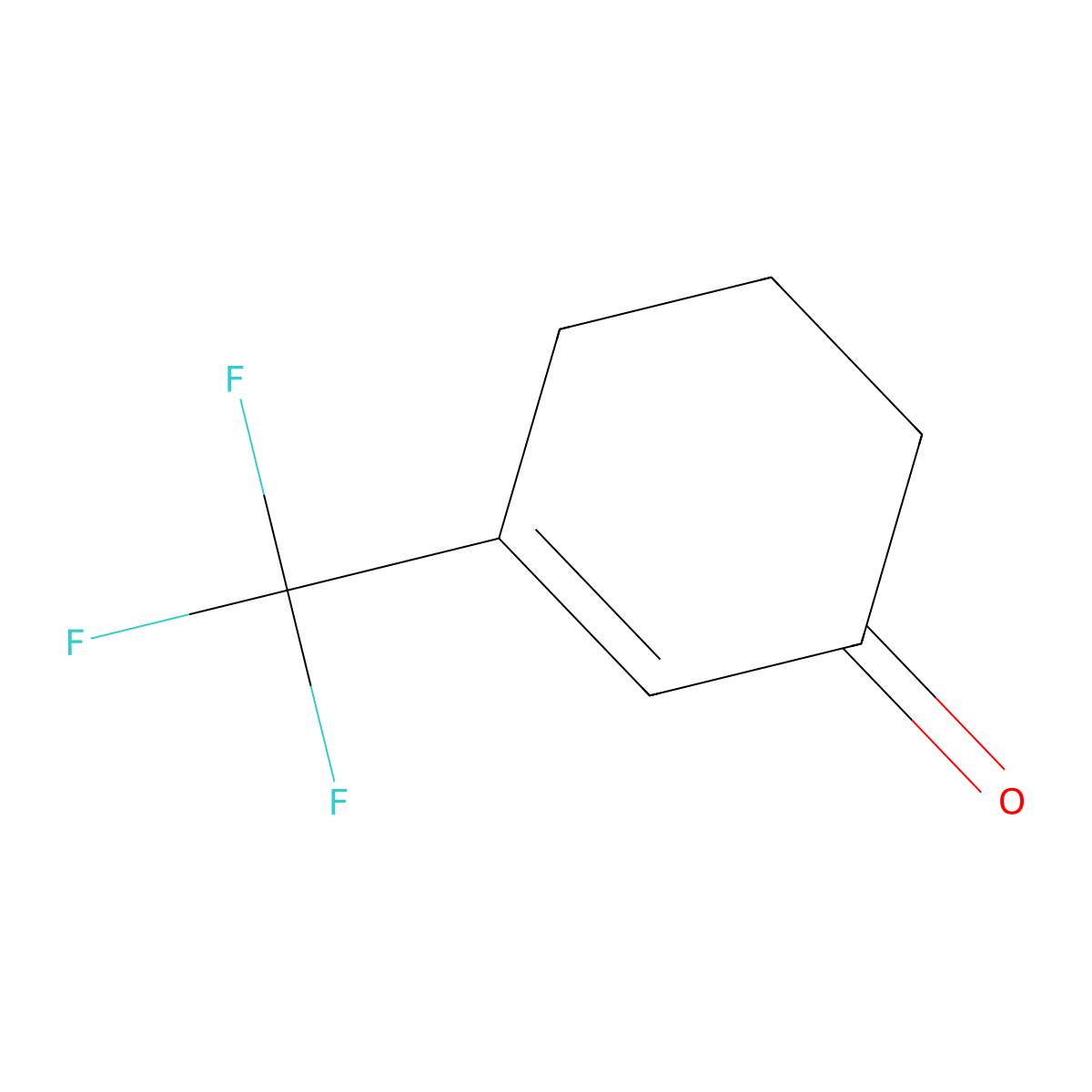 3-(Trifluoromethyl)cyclohex-2-en-1-one molecular structure, CAS 74031-45-1