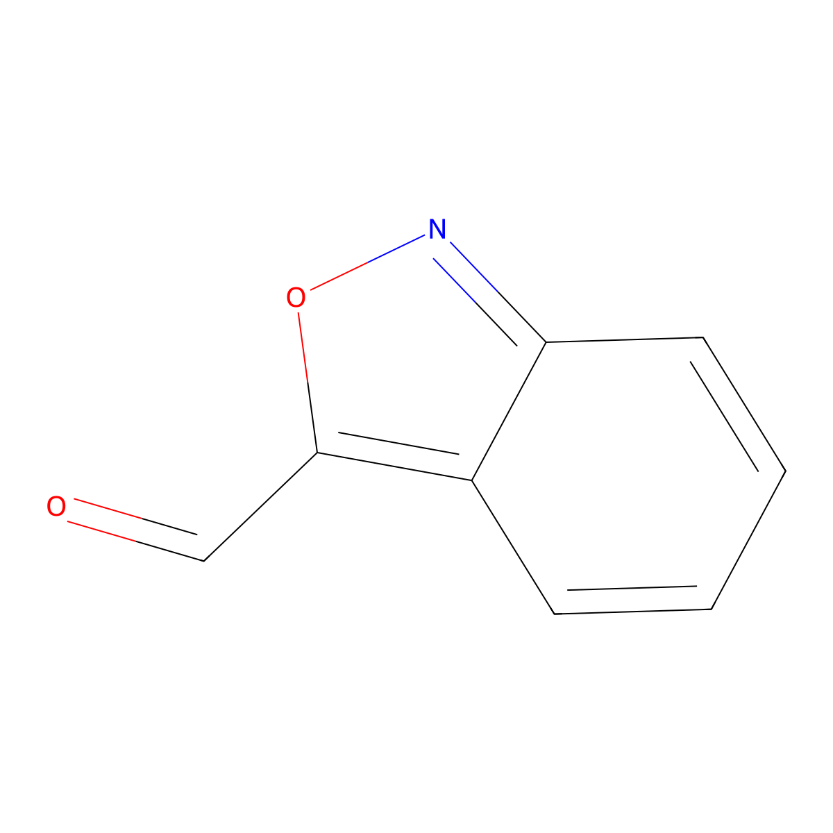 Benzo[c]isoxazole-3-carbaldehyde molecular structure, CAS 74052-97-4
