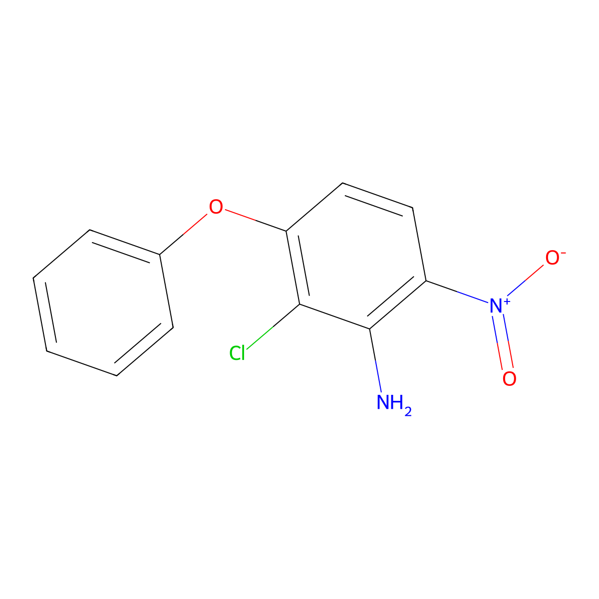 Aclonifen molecular structure, CAS 74070-46-5