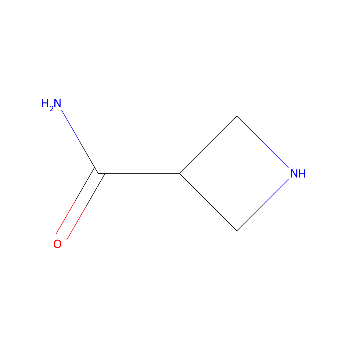 Azetidine-3-carboxamide molecular structure, CAS 740768-99-4