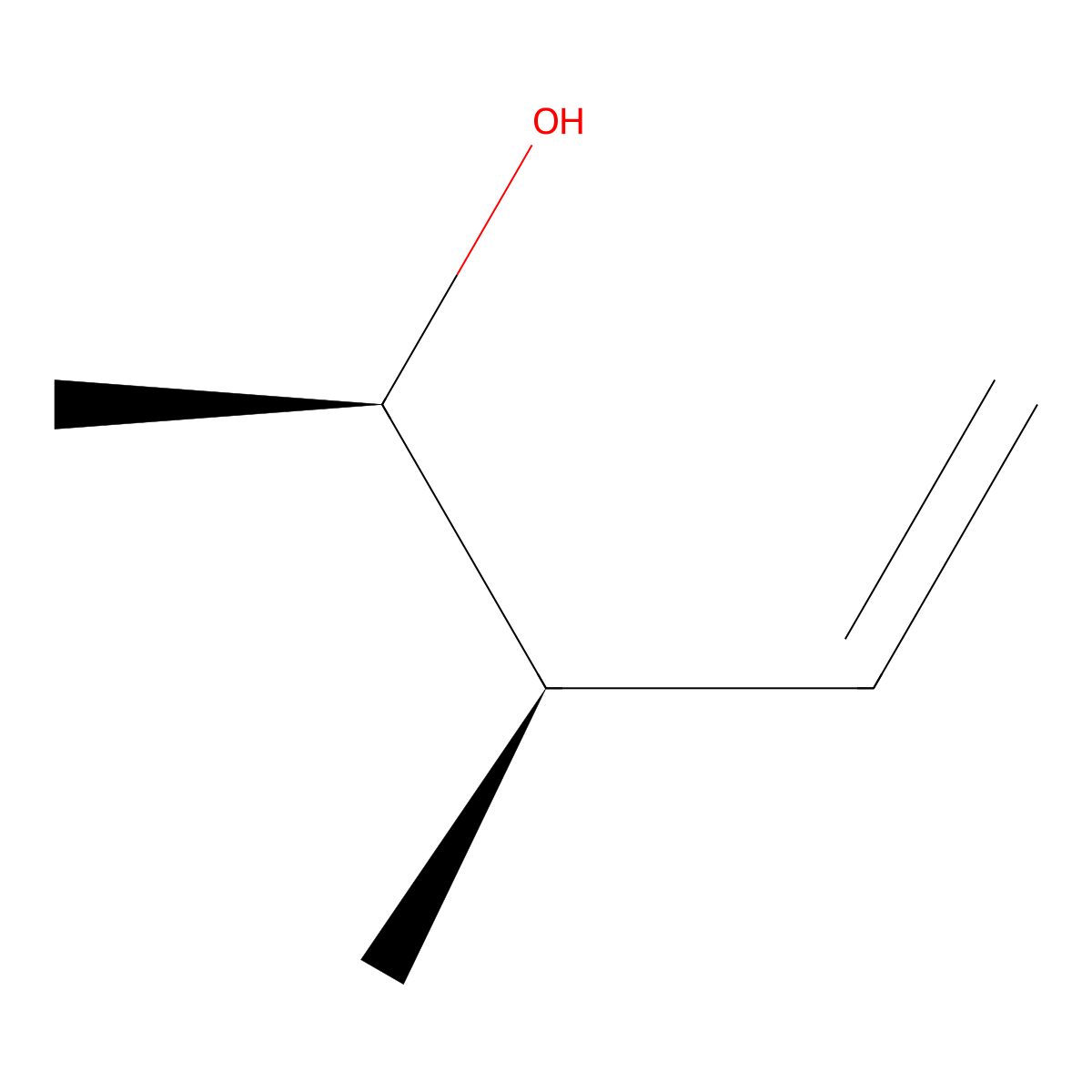 (2r,3r)-3-Methylpent-4-en-2-ol molecular structure, CAS 74080-50-5