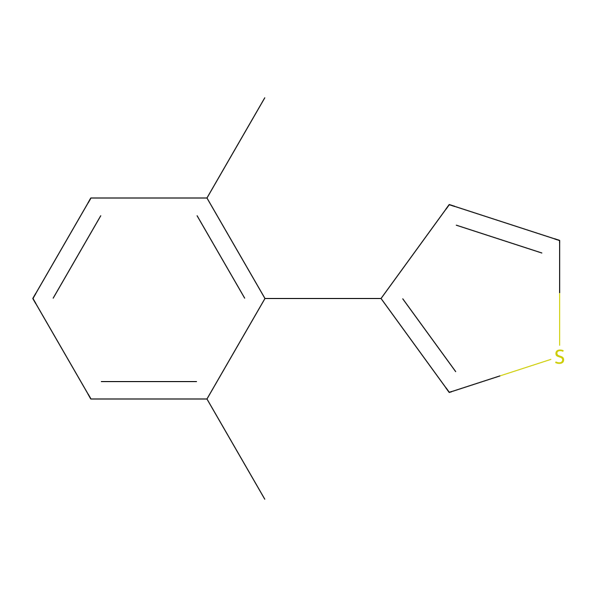 3-(2,6-Dimethylphenyl)thiophene molecular structure, CAS 740803-46-7