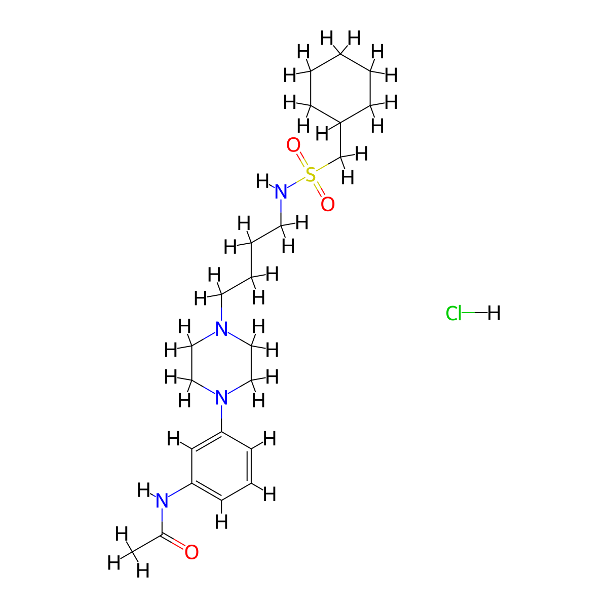 Naluzotan Hydrochloride molecular structure, CAS 740873-82-9