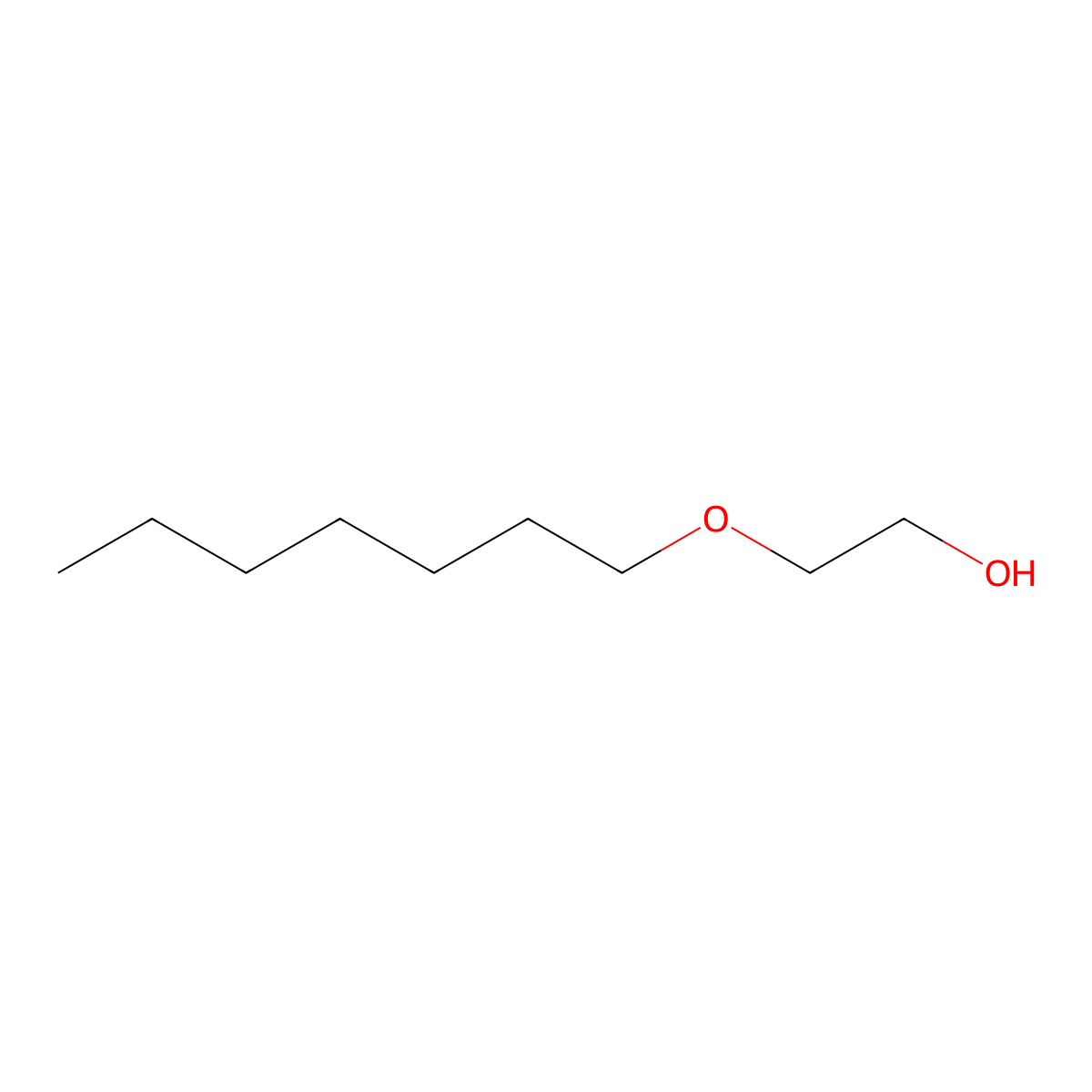 Ethanol, 2-(heptyloxy)- molecular structure, CAS 7409-44-1