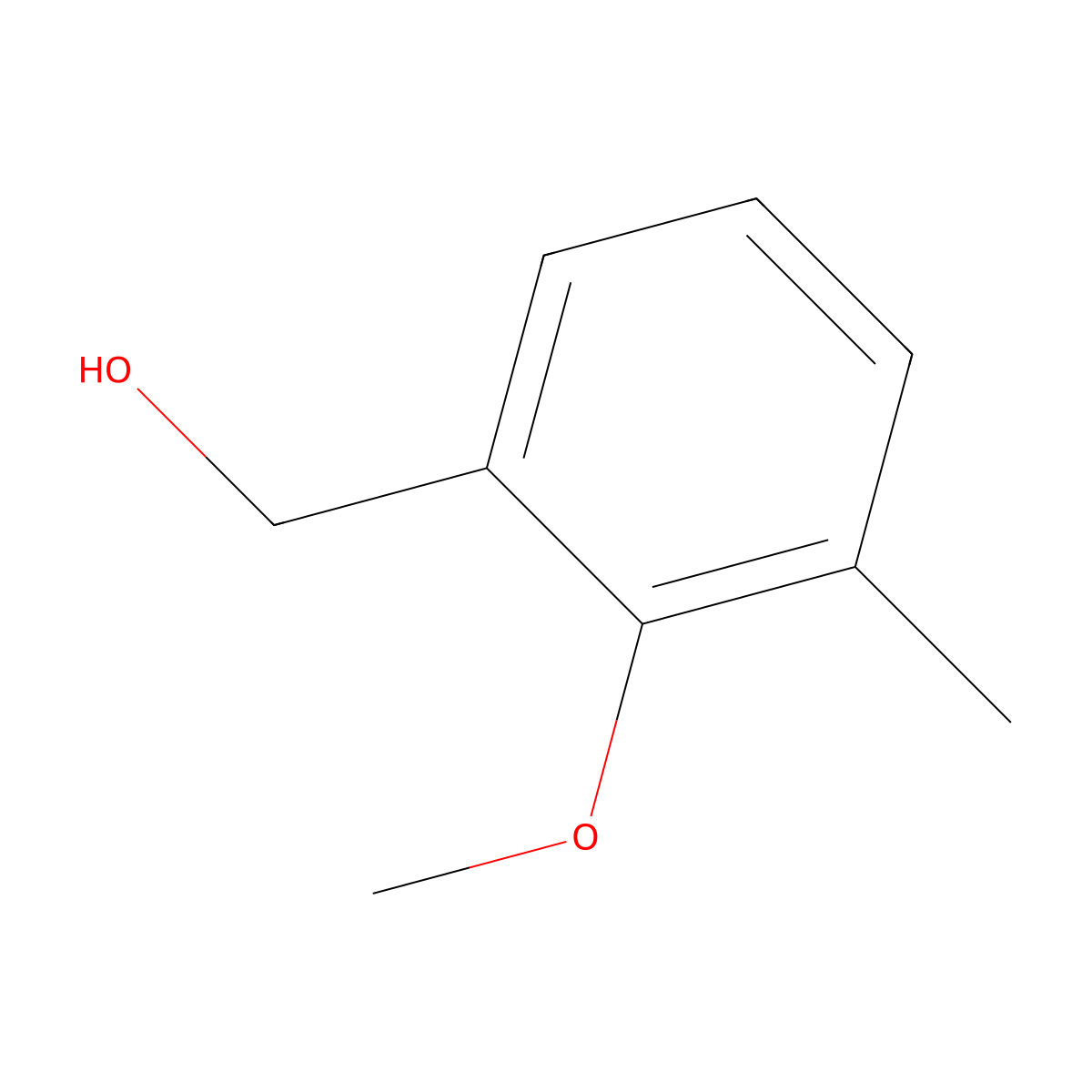 2-Methoxy-3-methylbenzyl alcohol molecular structure, CAS 74090-48-5