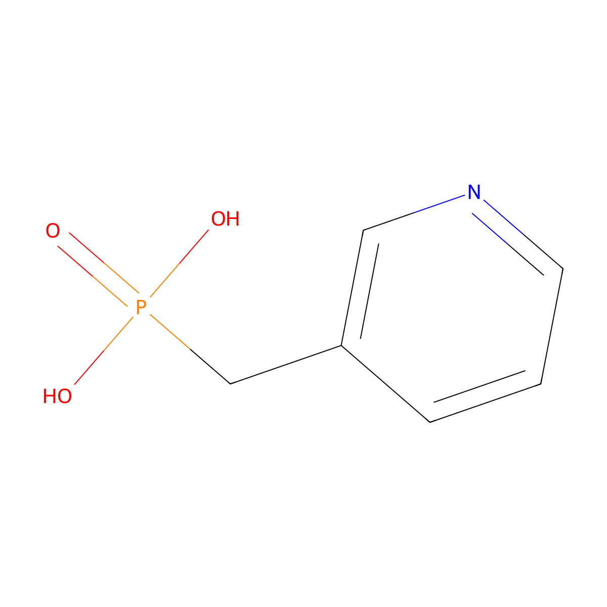 (Pyridin-3-ylmethyl)phosphonic Acid molecular structure, CAS 74095-34-4