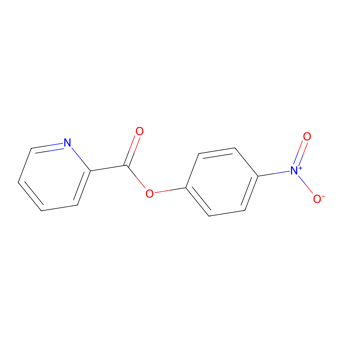 4-Nitrophenyl picolinate molecular structure, CAS 74104-89-5