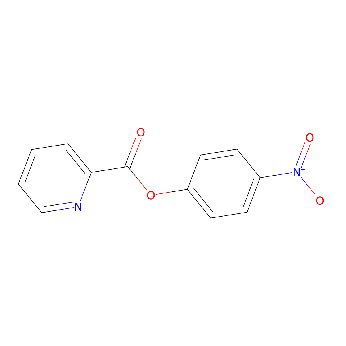4-Nitrophenyl picolinate molecular structure, CAS 74104-89-5