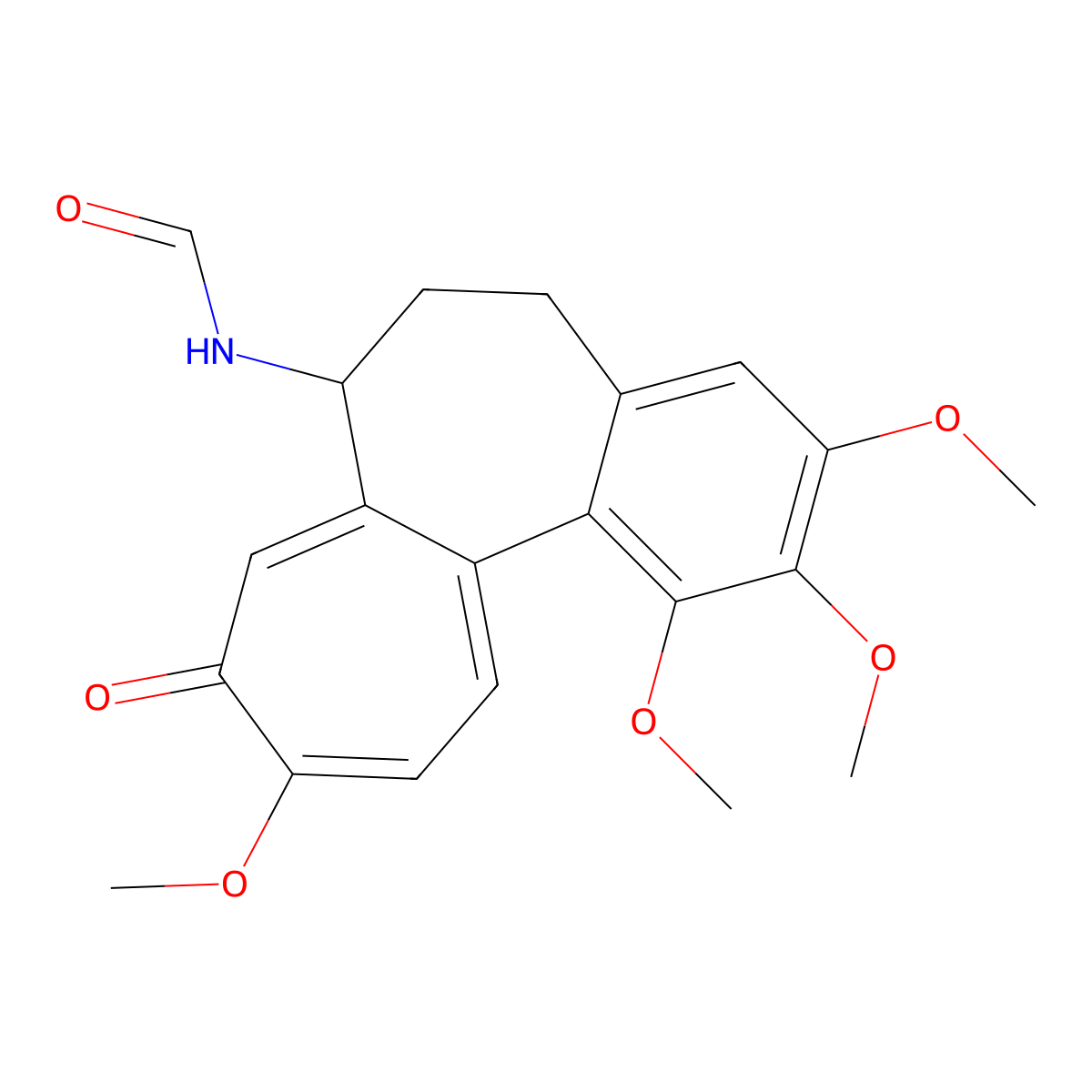 N-deacetyl-N-formylcolchicine molecular structure, CAS 7411-12-3