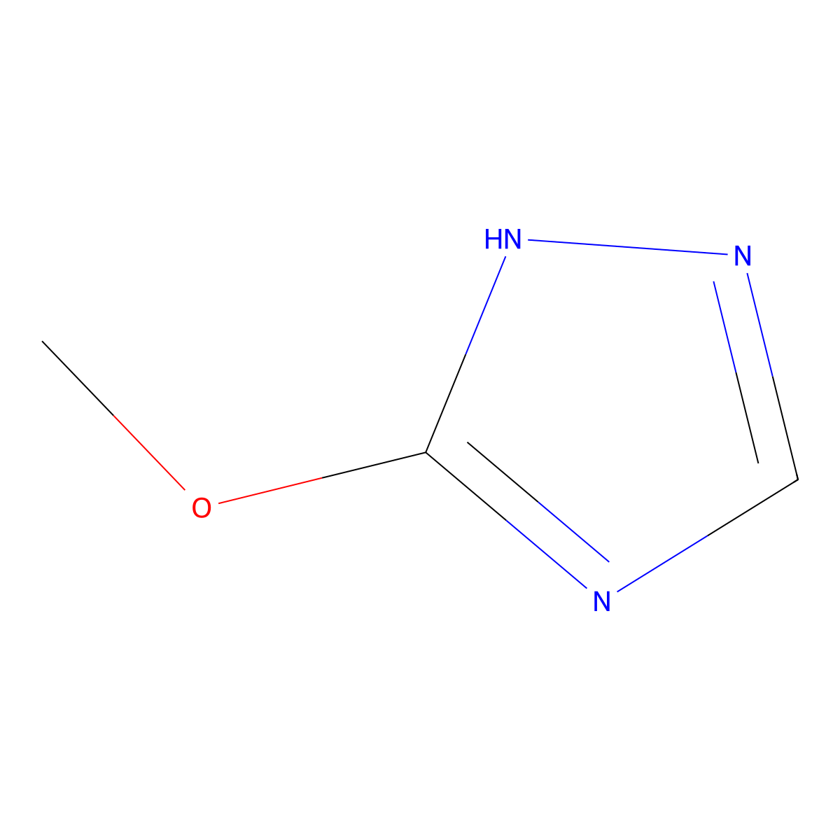 3-methoxy-4H-1,2,4-triazole molecular structure, CAS 7411-17-8