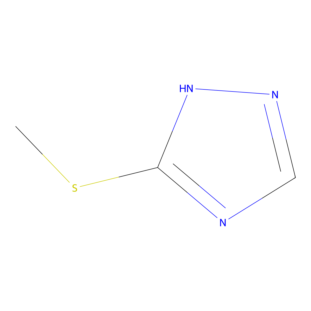 3-Methylthio-4H-1,2,4-triazole molecular structure, CAS 7411-18-9