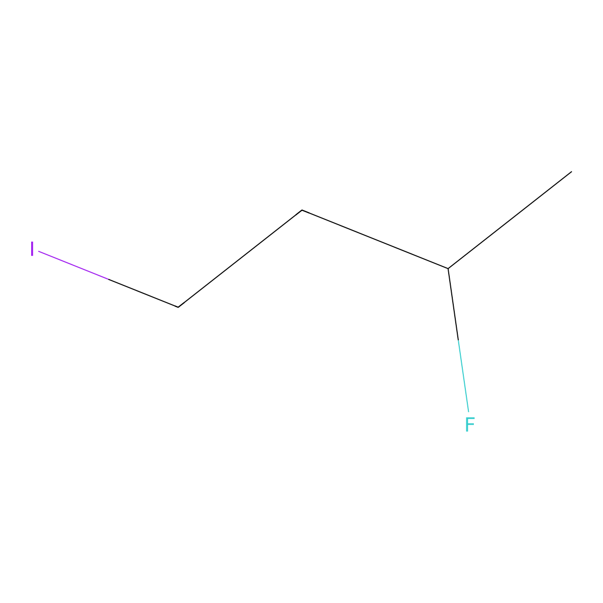 3-Fluoro-1-iodobutane molecular structure, CAS 7411-33-8