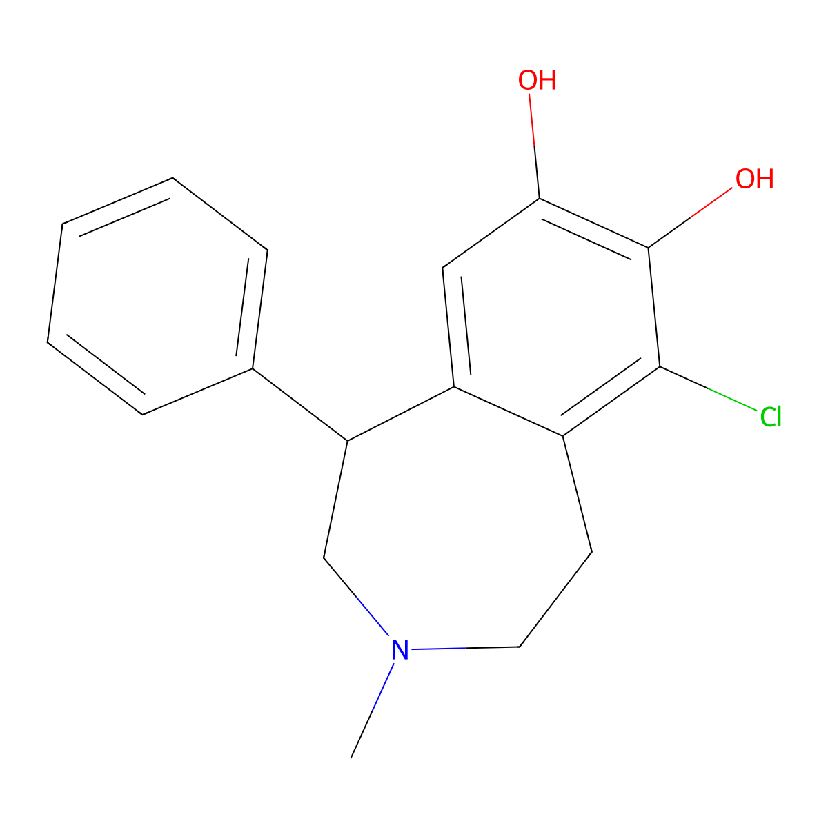 Skf 82957 molecular structure, CAS 74115-04-1