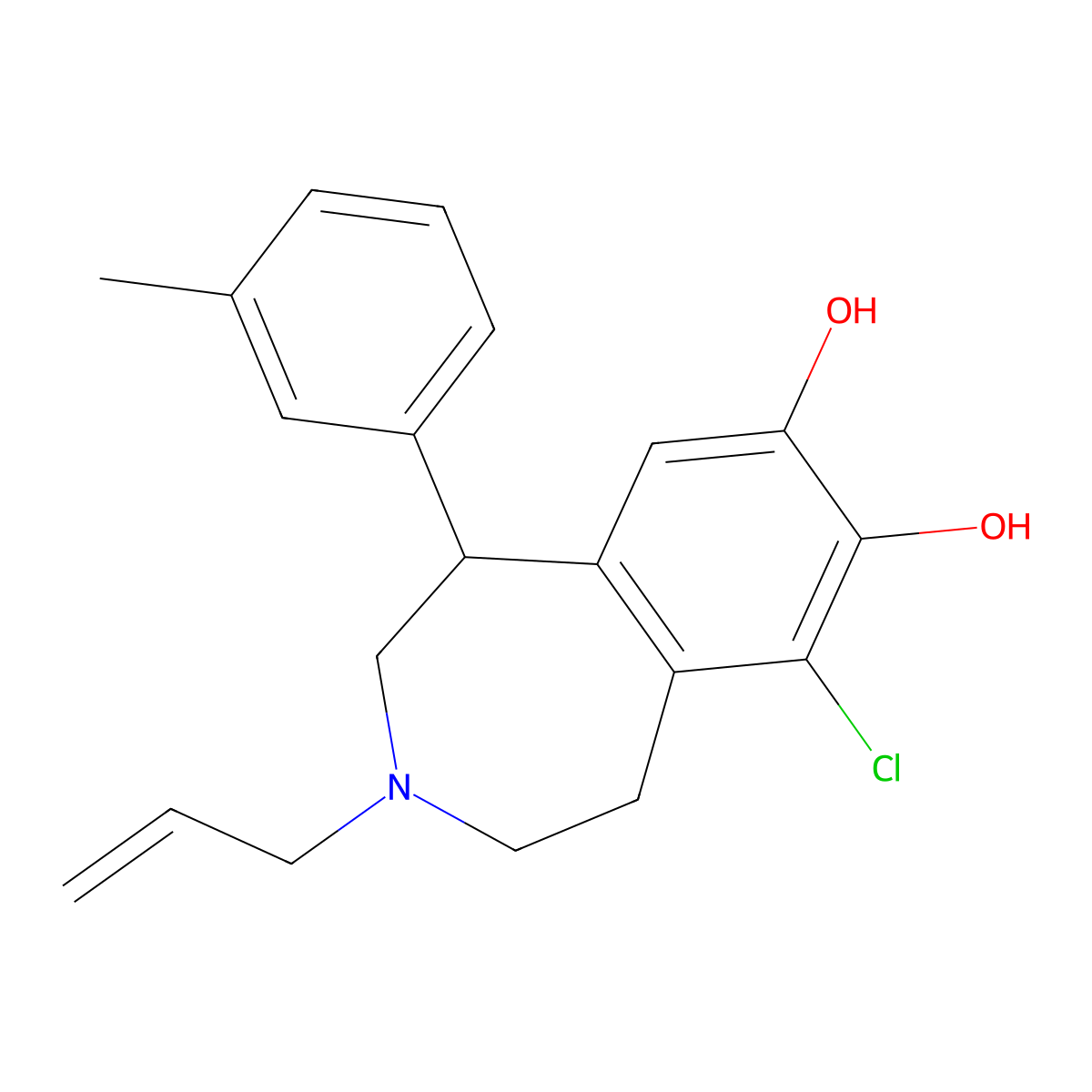 Skf-83822 molecular structure, CAS 74115-08-5