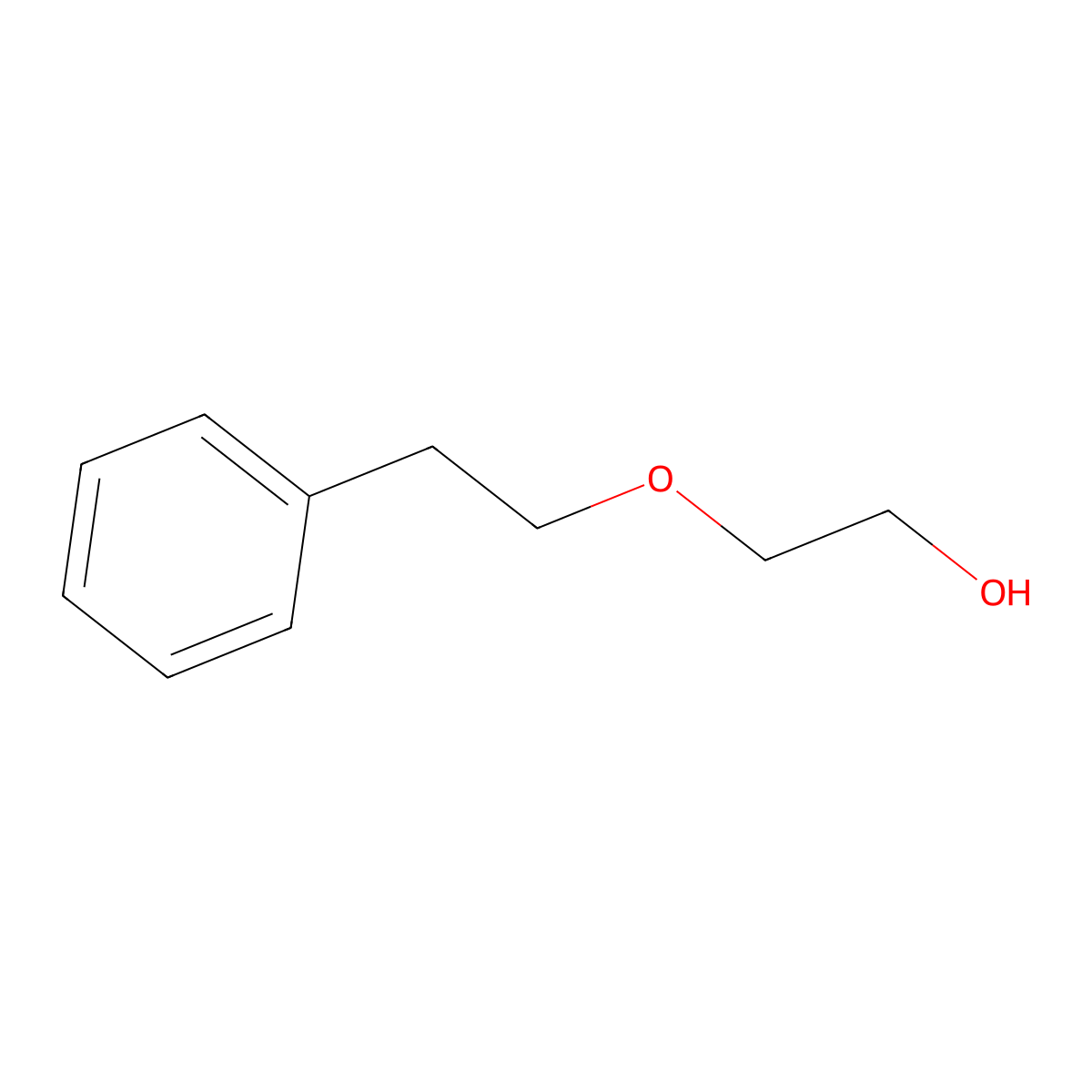 2-(2-Phenylethoxy)ethanol molecular structure, CAS 74121-91-8