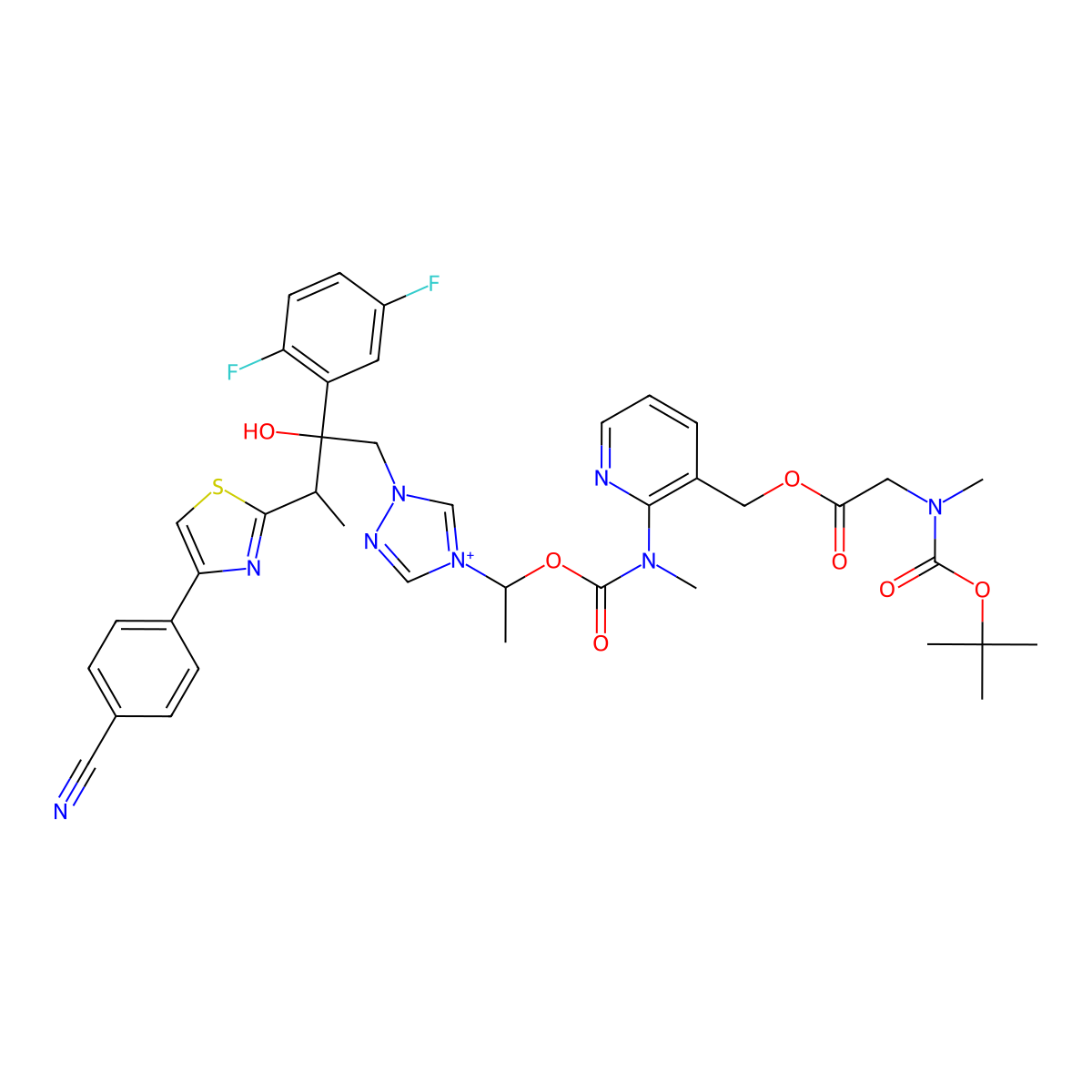 Isavuconazole impurity 75 molecular structure, CAS 741241-71-4