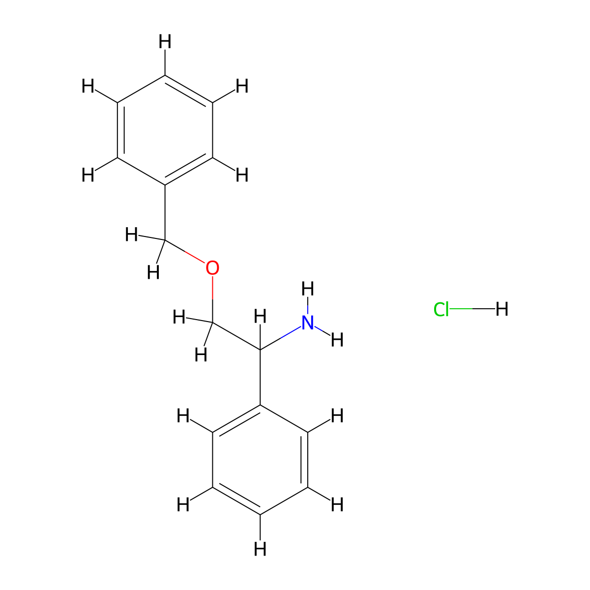 2-(Benzyloxy)-1-phenylethan-1-amine hydrochloride molecular structure, CAS 741260-08-2
