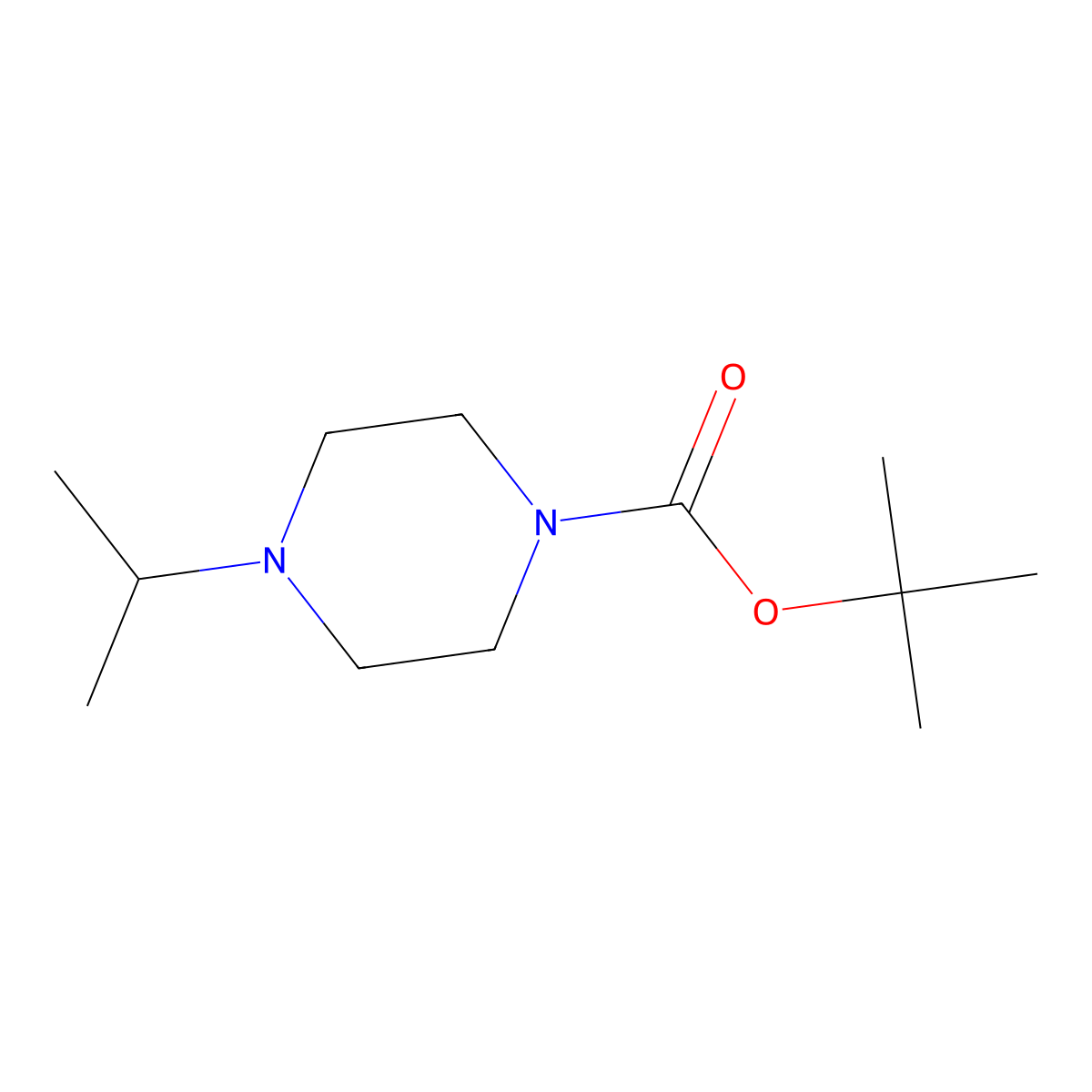 1-Boc-4-isopropylpiperazine molecular structure, CAS 741287-46-7
