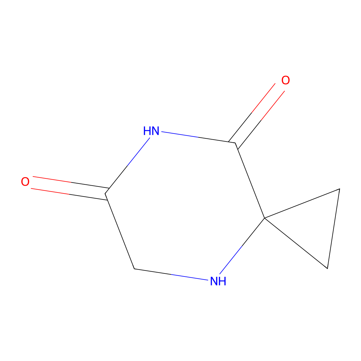 4,7-Diazaspiro[2.5]octane-6,8-dione molecular structure, CAS 741288-83-5