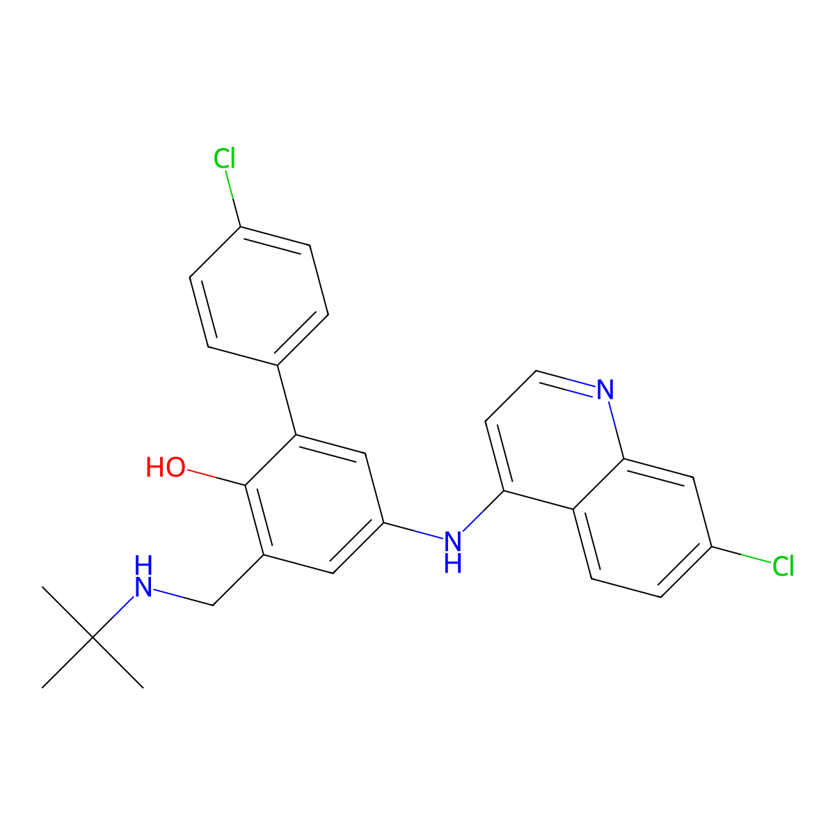 Tebuquine molecular structure, CAS 74129-03-6