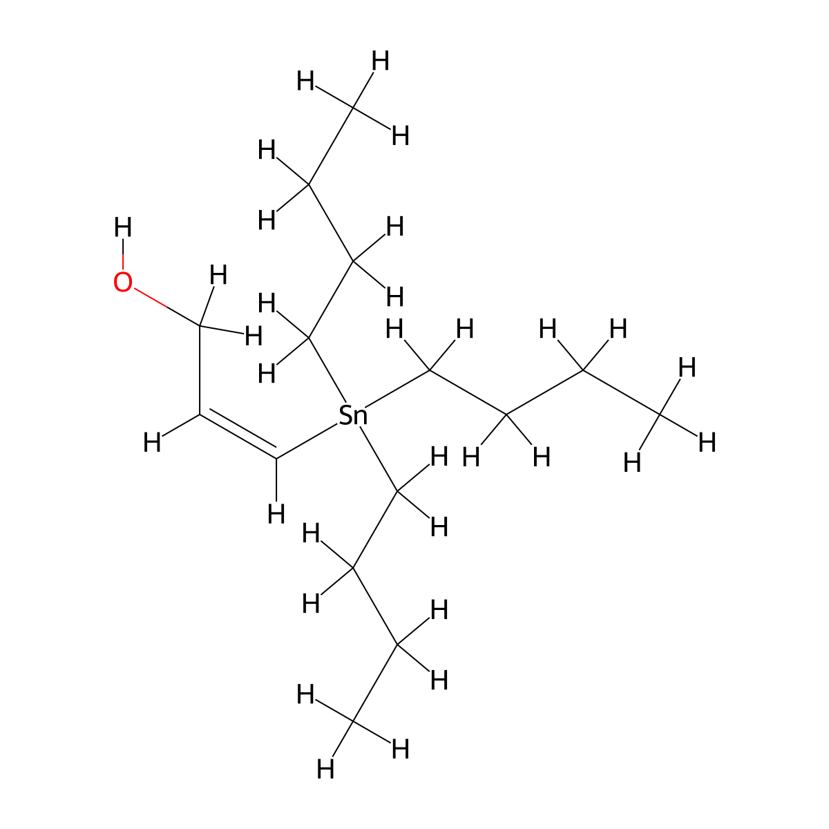 (Z)-3-(Tributylstannyl)prop-2-en-1-ol molecular structure, CAS 74141-12-1