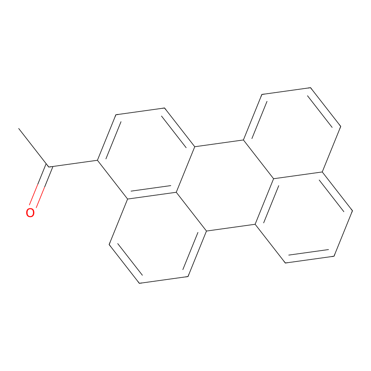 1-(Perylen-3-yl)ethan-1-one molecular structure, CAS 7415-79-4