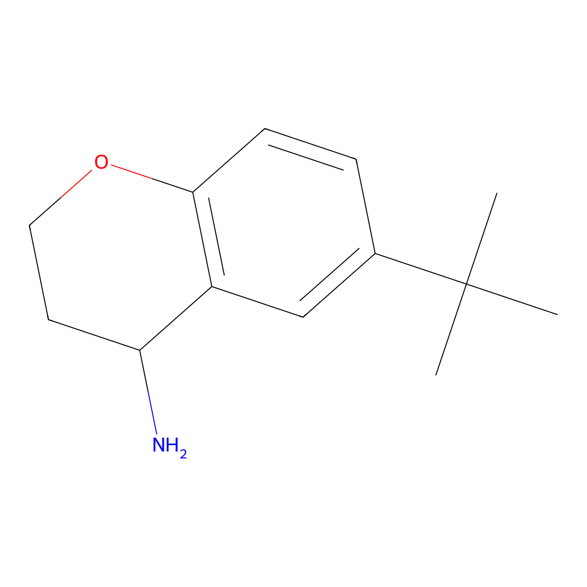 6-(tert-Butyl)chroman-4-amine molecular structure, CAS 741655-16-3