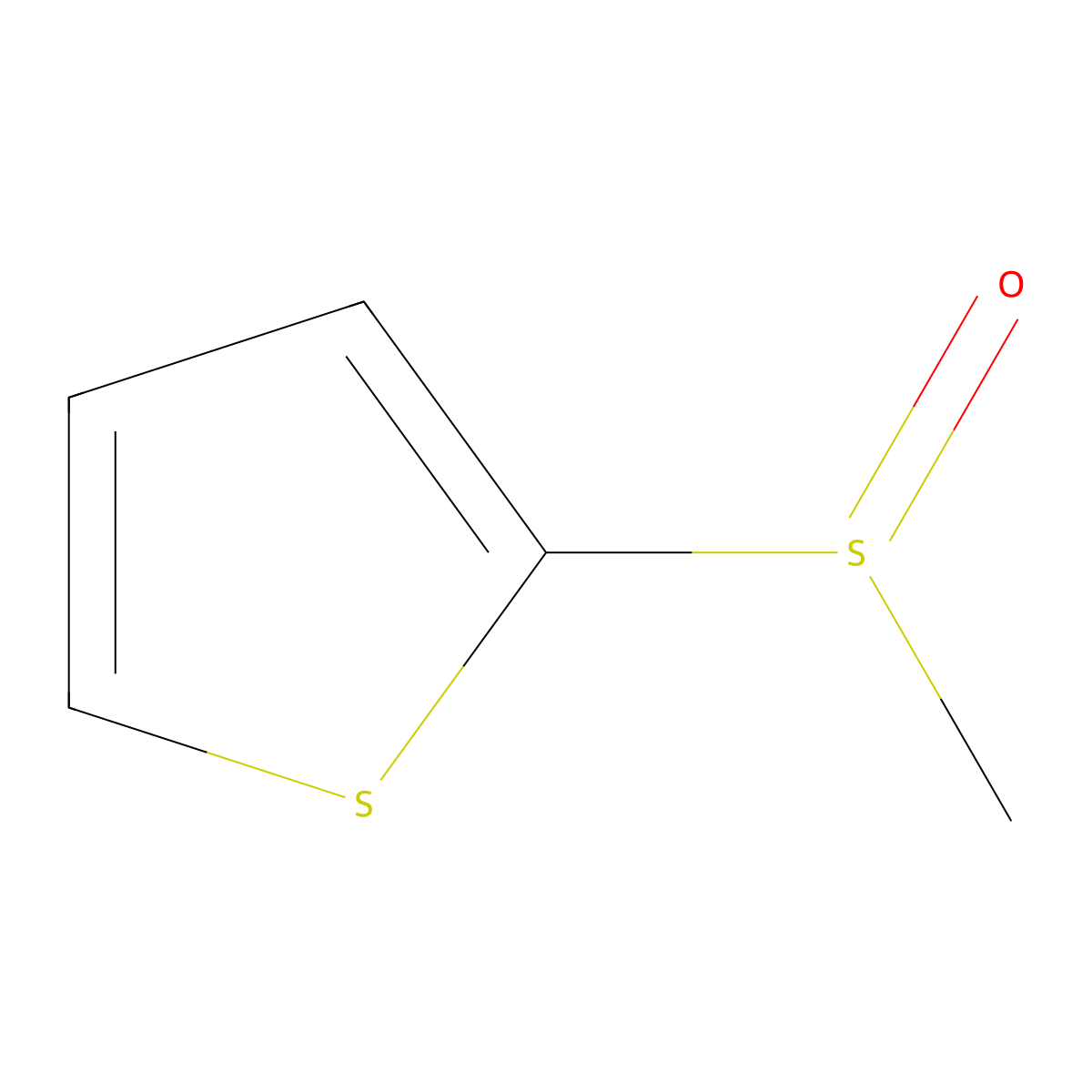 2-(Methylsulfinyl)thiophene molecular structure, CAS 74166-42-0