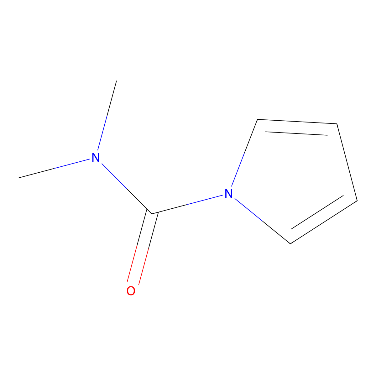 N,N-Dimethyl-1H-pyrrole-1-carboxamide molecular structure, CAS 741681-54-9