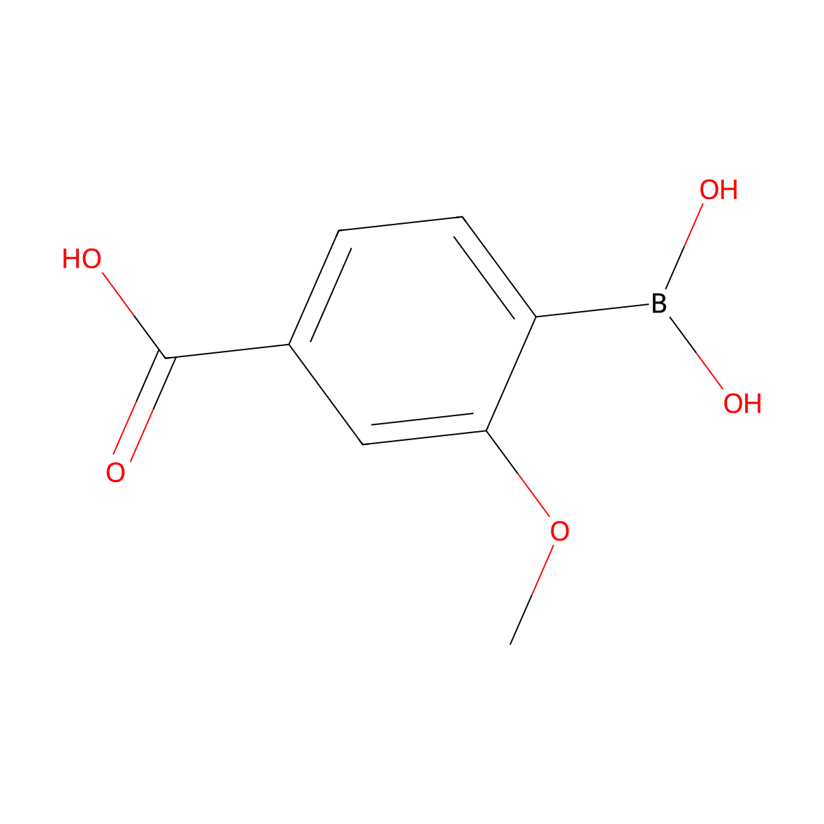 4-Borono-3-methoxybenzoic acid molecular structure, CAS 741699-09-2