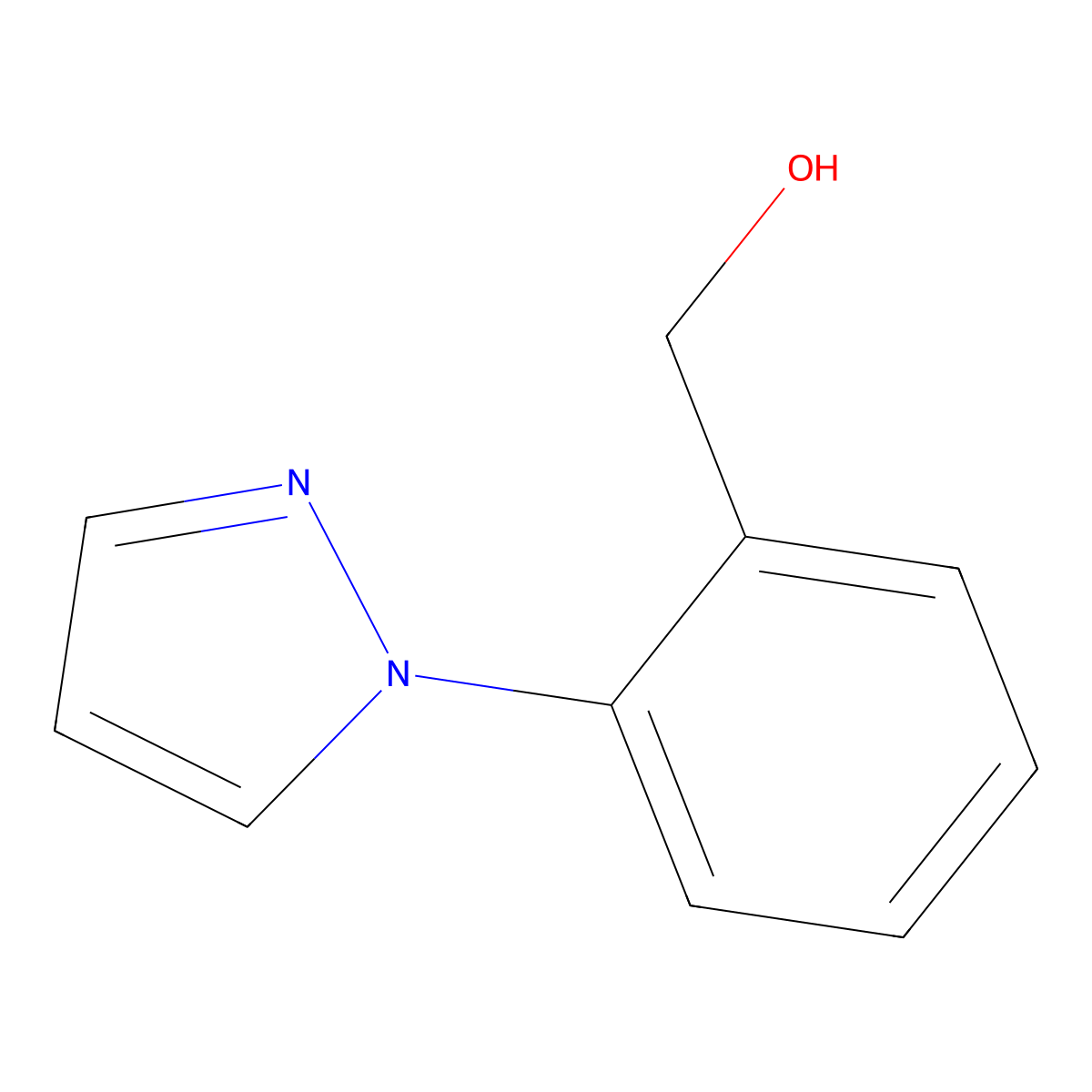 2-(1-Pyrazolyl)benzyl Alcohol molecular structure, CAS 741717-59-9